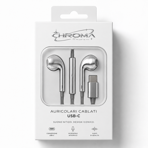 🎁 CHROMA™ Auricolari Cablati (100% off)